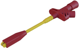 SKS Hirschmann KLEPS 2800 rt Veiligheids-krokodilklem Steekaansluiting 4 mm CAT III 1000 V Rood