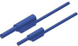 SKS Hirschmann MAL S WS 2-4 100/1 Veiligheidsmeetsnoer Banaanstekker 4 mm Banaanstekker 2 mm 1.00 m Blauw 1 stuk(s)