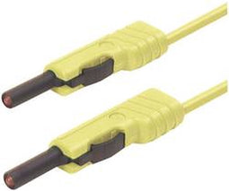 SKS Hirschmann MLB 100/1 V ge Meetsnoer Banaanstekker 4 mm Banaanstekker 4 mm 1.00 m Geel 1 stuk(s)