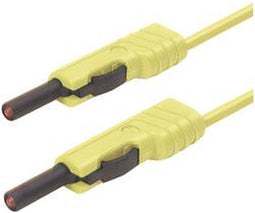 SKS Hirschmann MLB 200/1 V ge Meetsnoer Banaanstekker 4 mm Banaanstekker 4 mm 2.00 m Geel 1 stuk(s)