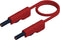 SKS Hirschmann MLB 25/1 V rt Meetsnoer Banaanstekker 4 mm Banaanstekker 4 mm 25.00 cm Rood 1 stuk(s)