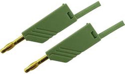 SKS Hirschmann MLN 150/2,5 GN Meetsnoer Banaanstekker 4 mm Banaanstekker 4 mm 1.50 m Groen 1 stuk(s)