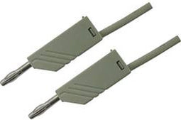 SKS Hirschmann MLN 150/2,5 GR Meetsnoer Banaanstekker 4 mm Banaanstekker 4 mm 1.50 m Grijs 1 stuk(s)