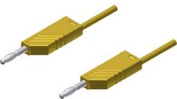 SKS Hirschmann MLN 200/2,5 GE Meetsnoer Banaanstekker 4 mm Banaanstekker 4 mm 2.00 m Geel 1 stuk(s)