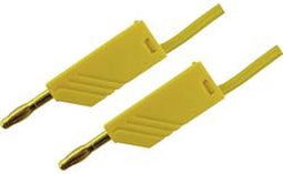 SKS Hirschmann MLN 200/2,5 GE Meetsnoer Banaanstekker 4 mm Banaanstekker 4 mm 2.00 m Geel 1 stuk(s)