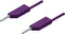 SKS Hirschmann MLN 200/2,5 VI Meetsnoer Banaanstekker 4 mm Banaanstekker 4 mm 2.00 m Violet 1 stuk(s)