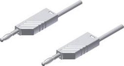 SKS Hirschmann MLN 200/2,5 WS Meetsnoer Banaanstekker 4 mm Banaanstekker 4 mm 2.00 m Wit 1 stuk(s)