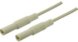 SKS Hirschmann MLS GG 200/2,5 Veiligheidsmeetsnoer Banaanstekker 4 mm Banaanstekker 4 mm 2.00 m Wit 1 stuk(s)