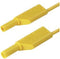 SKS Hirschmann MLS SIL WS 100/1 Veiligheidsmeetsnoer Banaanstekker 4 mm Banaanstekker 4 mm 1.00 m Geel 1 stuk(s)