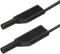 SKS Hirschmann MLS SIL WS 50/1 Veiligheidsmeetsnoer Banaanstekker 4 mm Banaanstekker 4 mm 0.50 m Zwart 1 stuk(s)