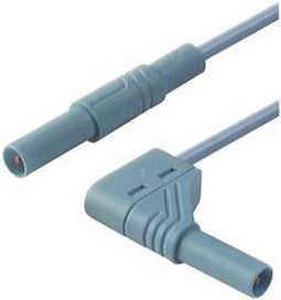 SKS Hirschmann MLS WG 200/1 bl Veiligheidsmeetsnoer Banaanstekker 4 mm Banaanstekker 4 mm 2.00 m Blauw 1 stuk(s)