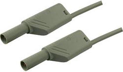 SKS Hirschmann MLS WS 200/2,5 Veiligheidsmeetsnoer Banaanstekker 4 mm Banaanstekker 4 mm 2.00 m Grijs 1 stuk(s)