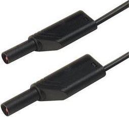 SKS Hirschmann MLS WS 50/2,5 ge/gn Veiligheidsmeetsnoer Banaanstekker 4 mm Banaanstekker 4 mm 0.50 m Geel-groen 1 stuk(