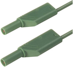 SKS Hirschmann MLS WS 50/2,5 gn Veiligheidsmeetsnoer Banaanstekker 4 mm Banaanstekker 4 mm 0.50 m Groen 1 stuk(s)