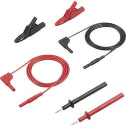 SKS Hirschmann MMS 2020 Veiligheidsmeetsnoerenset Banaanstekker 4 mm Banaanstekker 4 mm 1.00 m Zwart, Rood 1 stuk(s)