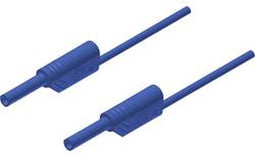 SKS Hirschmann MVL S 100/1 Au Veiligheidsmeetsnoer Banaanstekker 2 mm Banaanstekker 2 mm 1.00 m Blauw 1 stuk(s)