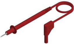 SKS Hirschmann PL 2700 S W rt Meetsnoer Testpunt 4mm-stekker 1.00 m Rood 1 stuk(s)