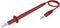 SKS Hirschmann PL 3 rot / red Meetsnoer 4mm-stekker Banaanstekker 4 mm 1.00 m Rood 1 stuk(s)