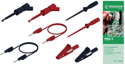 SKS Hirschmann PMS 2 Meetsnoerenset Stekker 2 mm Stekker 2 mm 1.00 m Zwart, Rood 1 set(s)