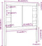 vidaXL - Hoofdbord - 81x4x100 - cm - massief - grenenhout - zwart