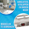 Silvergear Elektrisch Droogrek - Verwarming - 20 verwarmde buizen - Wit