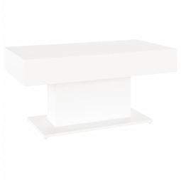 vidaXL - Salontafel - 96x50x45 - cm - bewerkt - hout - wit