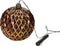 Anna Collection verlichte kerstbal glas - antiek goud -D15 cm- 15 leds