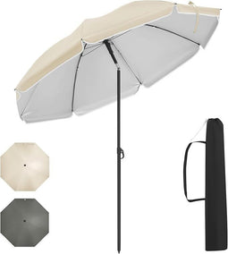 WOLTU GSS0007be01 - Balkon parasol 135 cm - UPF 50+ UV bescherming - Beige