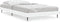 vidaXL - Bedframe - bewerkt - hout - wit - 90x190 - cm