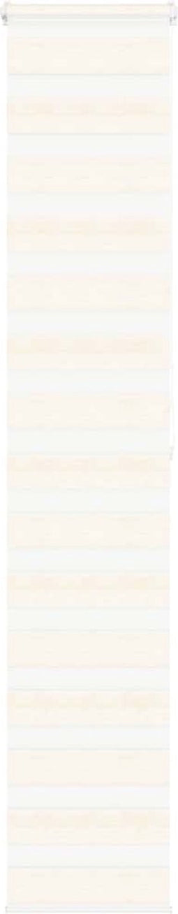 vidaXL - Zebra - rolgordijn - 40x200 - cm - stofbreedte - 35,9 - cm - marmerbeige
