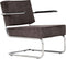 Zuiver Ridge Lounge Rib Fauteuil met armleuning - Grijs