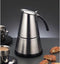 Rommelsbacher EKO 364/E - Espresso Maker - Voor 2 of 4 kopjes - RVS (2 stuks)