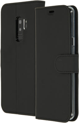 Accezz Galaxy S9 Plus - Flip Cover - Krasbestendig Schokbestendig - Zwart