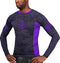 Hayabusa Arrow Ranked Rashguard - Lange Mouw - IBJJF-compatibel - Paars - maat XL