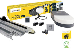 Schellenberg 60924 garagedeuropener Drive XL met 2x afstandbedieningen, infraroodsensor, en binnenschakelaar, max. deuroppervlakte 14 m², 100kg trekkracht