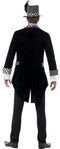 Dark Hatter - Halloween Kostuum Heren - Jas Shirt met gilet - Zwart