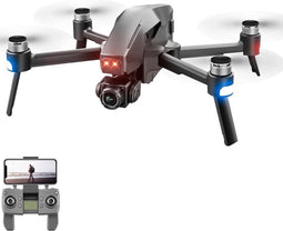 SkyLine 15-30KM/h – 3KM Bereik – Gimbal Stabilisator - GPS 5Ghz - RC Drone Met ESC FULL HD Camera Voor Volwassenen – FPV Live + VR Bril -Quadcopter