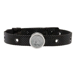 Talent Jewels TJA-4-05-03-2-235 - Uniseks Armband - Tijdloos ontwerp - Zwart