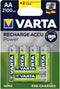 Batterij oplaadbaar varta 4xaa 2100mah ready2use | 10 stuks