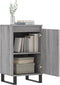 vidaXL - Dressoir - 40x35x70 - cm - bewerkt - hout - grijs - sonoma