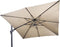 Zweefparasol VirgoFlex Ecru 300 x 300 cm - inclusief kruisvoet