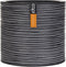 2 stuks - Capi Europe - Vaas cylinder I rib 12x12x11 zwart