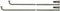 Spaken met nippels Sapim 264-13 - ø2.33mm - FG 2,6 - RVS (100 stuks)