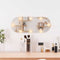 vidaXL - Wandspiegel - met - LED's - ovaal - 20x50 - cm - glas