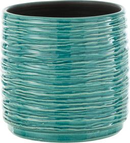 J-Line bloempot Lijn - keramiek - azuur - large