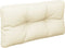 vidaXL - Palletkussens - 2 - st - stof - crèmekleurig