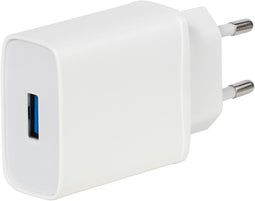 Vivanco TCVVUSBQC3018W - USB-oplader - Quick Charge 3.0 18 W - Wit