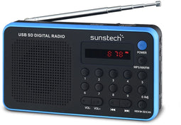 Sunstech RPDS32BL - Portable Radio - AM/FM - Zwart