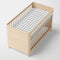 Verstelbaar onderlaken HappyFriday Basic Kids Grijs 60 x 120 x 14 cm Vichy