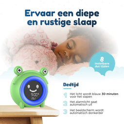 Slaaptrainer – 5 Lichtkleuren Kinderwekker – Dimbaar - Slaaptrainer Kinderen